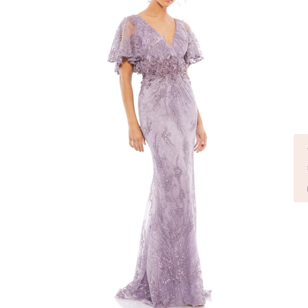 Mac Duggal Evening Gown - Vintage Lilac - Size 6